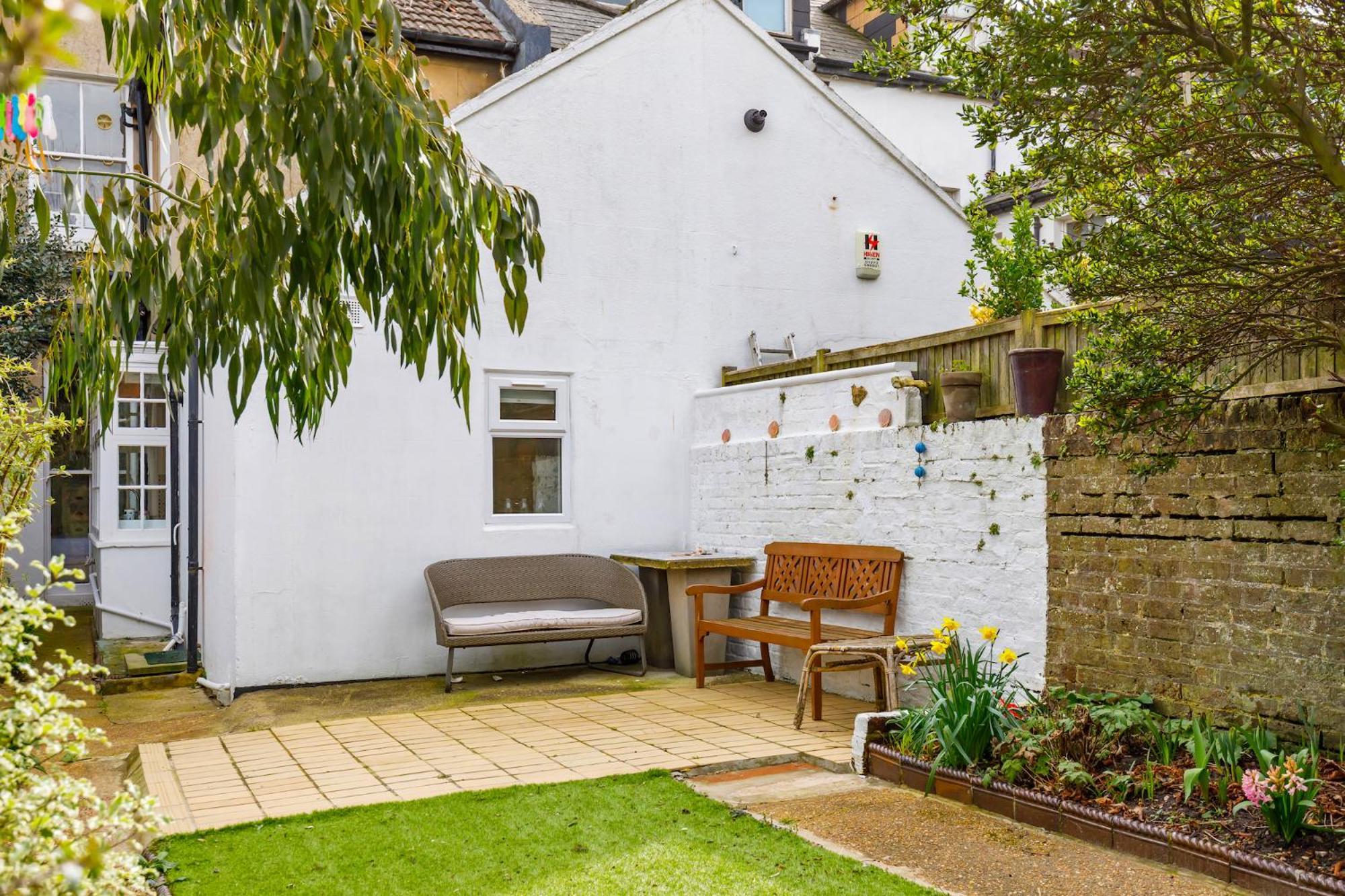 Central Hove Flat W Large Garden Brighton Exterior foto