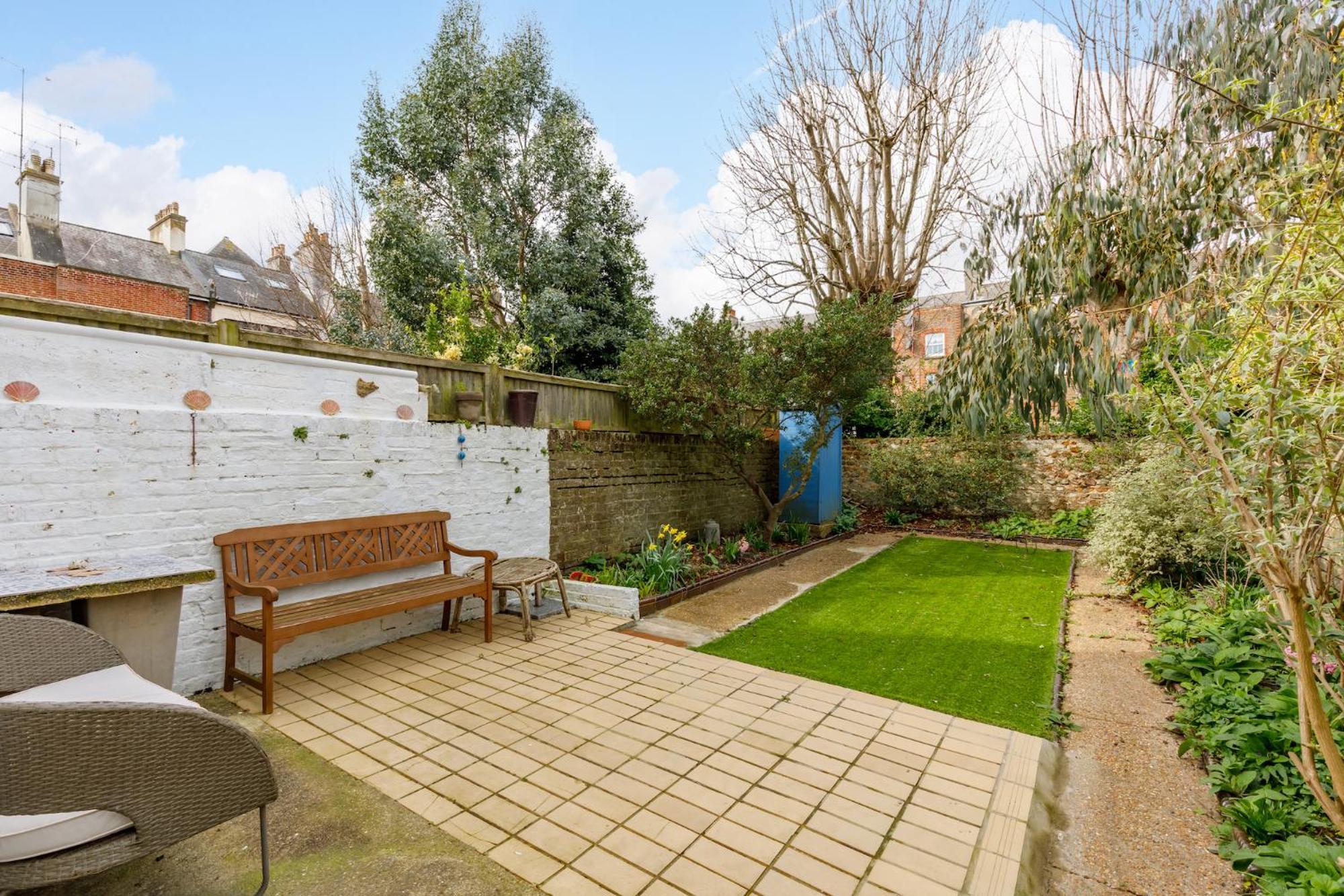 Central Hove Flat W Large Garden Brighton Exterior foto