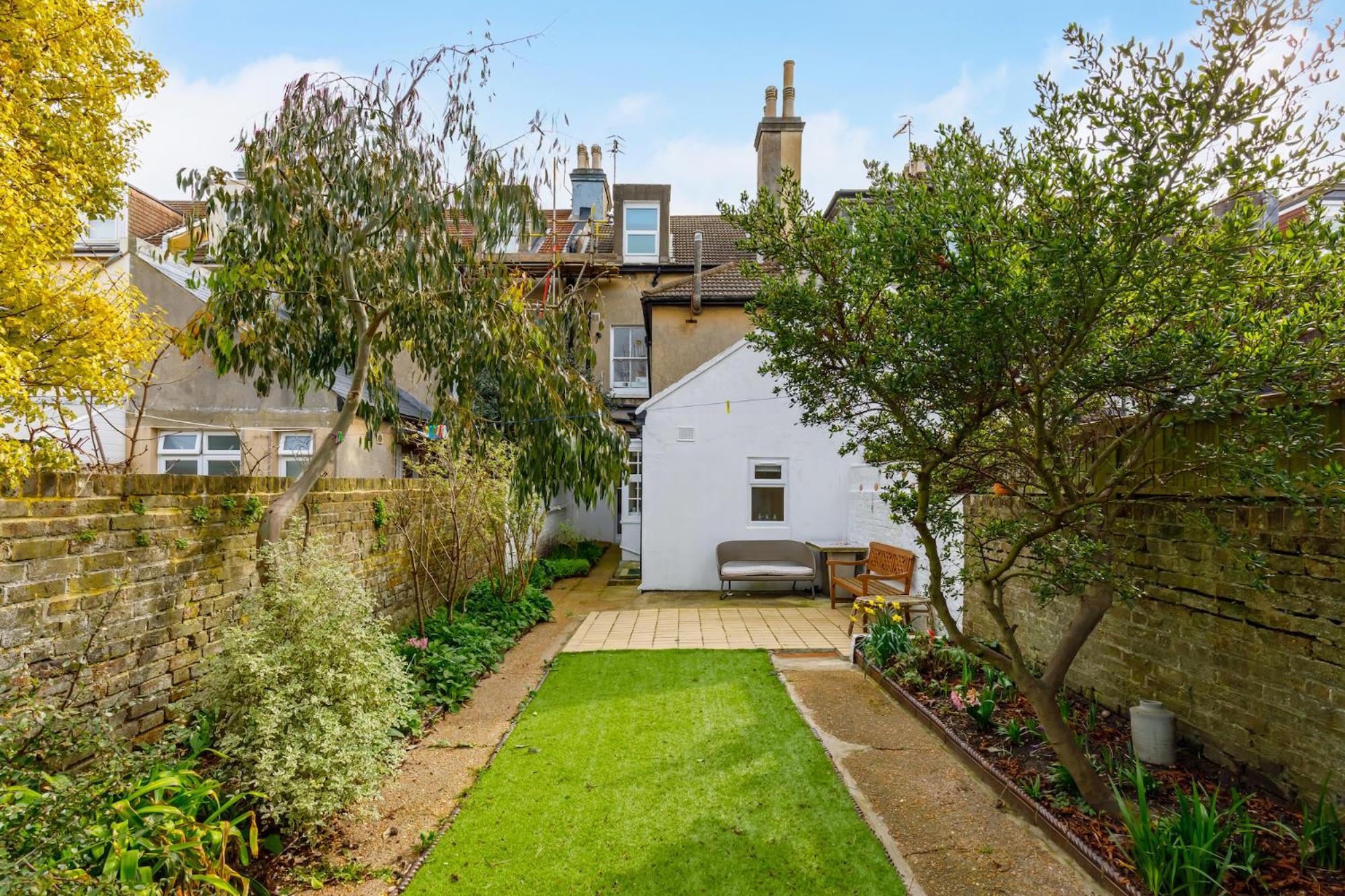Central Hove Flat W Large Garden Brighton Exterior foto
